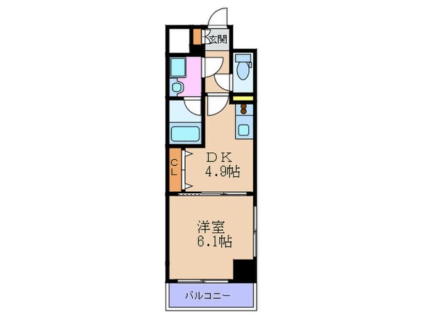 S-FORT福島EBIEの物件間取画像